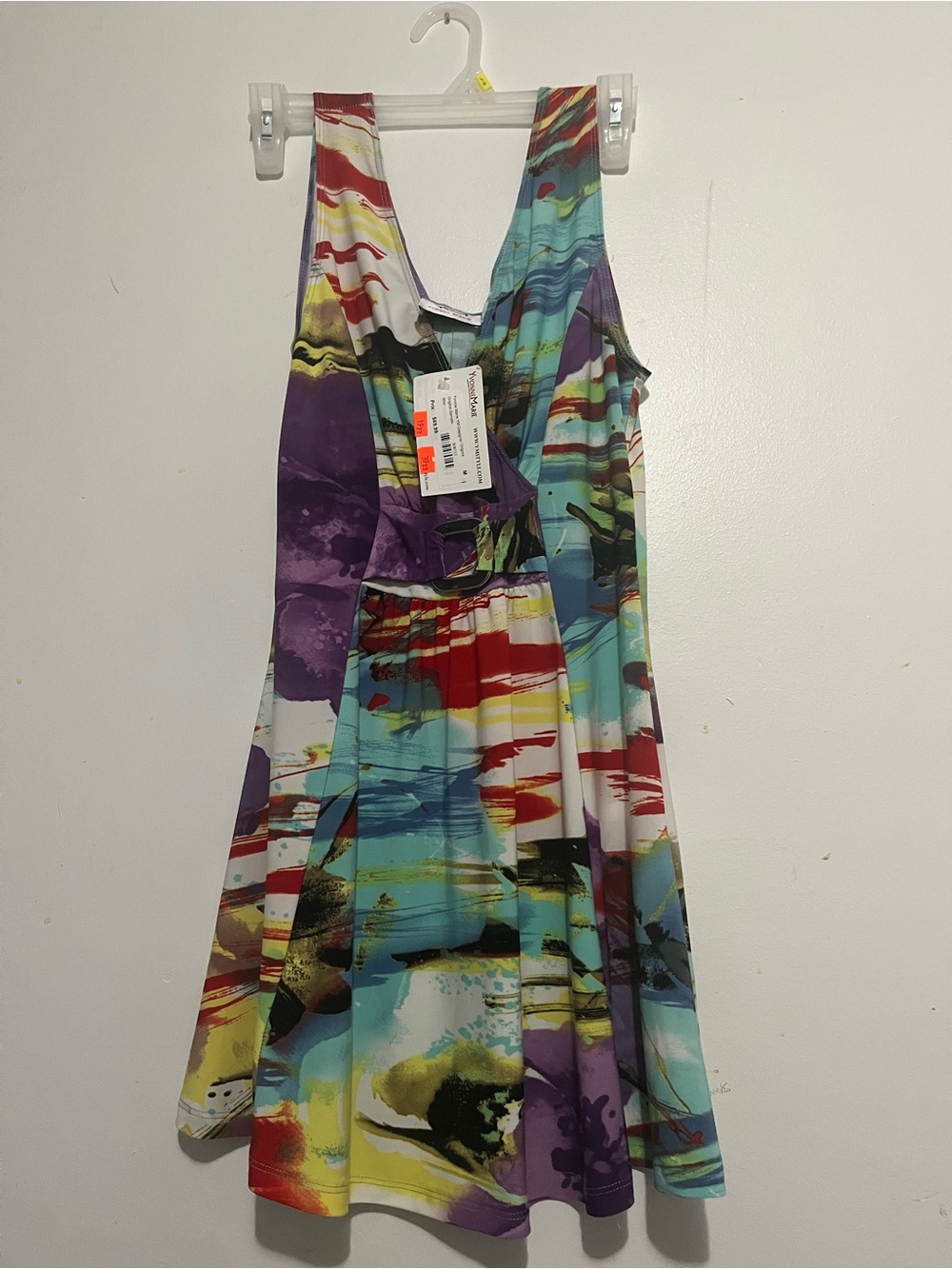 NWT Yvonne Marie Abstract Print Sun Dress